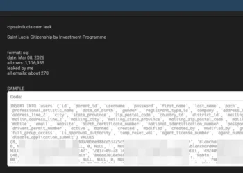 Saint Lucia Citizenship by Investment Programme Data Breach
