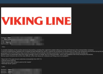 Viking Line Suffers Data Breach Exposing Customer and Internal Data