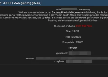 Gauteng Provincial Government Suffers 3.8TB Data Breach