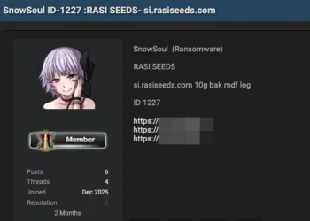 Rasi Seeds Suffers Data Breach by SnowSoul Ransomware