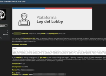 Government of Chile Ley Lobby Portal Data Breach