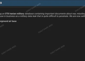 Oghab 44 Underground Air Base Alleged 3TB Data Breach