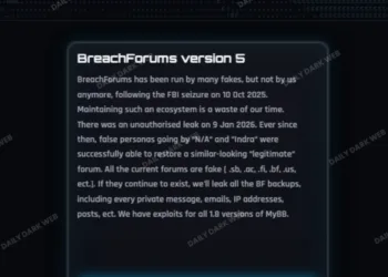 ShinyHunters Leaks BreachForums Version 5 Database