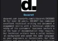 Docaret Ransomware Attack: French Firm Hit by The Gentlemen