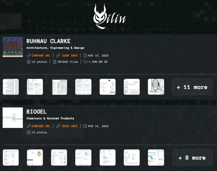 Qilin Ransomware Attack Hits Ruhnau Clarke and Biogel
