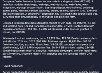 Nissan Investigates 910GB Data Breach and Extortion Attack