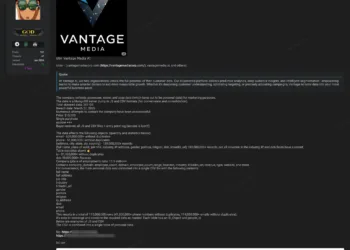 Vantage Media AI Investigates 381GB Data Breach