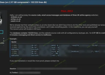 Airdeals, Airtips, and Payair Data Breach and Extortion Attack