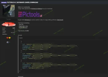 PicTools.AI Data Breach Exposes 31,095 User Records
