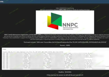 NNPC Health Maintenance Organisation Limited Data Breach