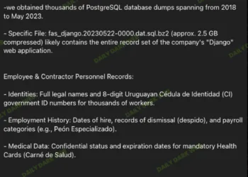 Forestal Atlántico Sur (FAS) Hit by Ransomware Attack