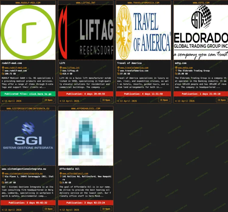 DragonForce Hits RUDOLF Medical, Lift AG, Travel of America, EDTG, SGI, and Affordable Oil