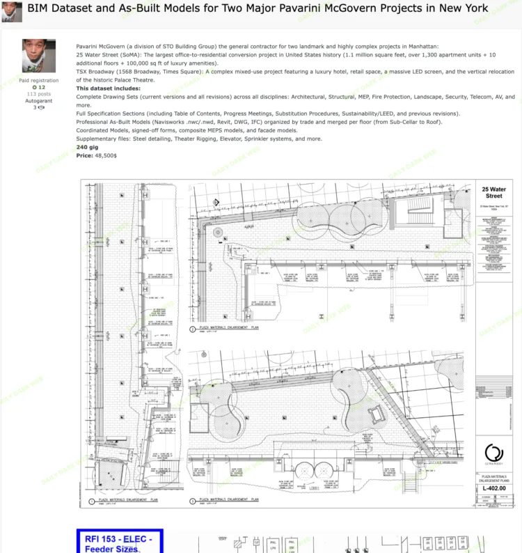 Data Breach Exposes Pavarini McGovern Construction Models