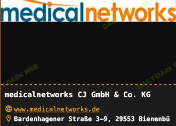 medicalnetworks CJ GmbH Hit By DragonForce Ransomware