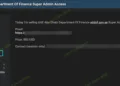Abu Dhabi Department of Finance Super Admin Access Sale