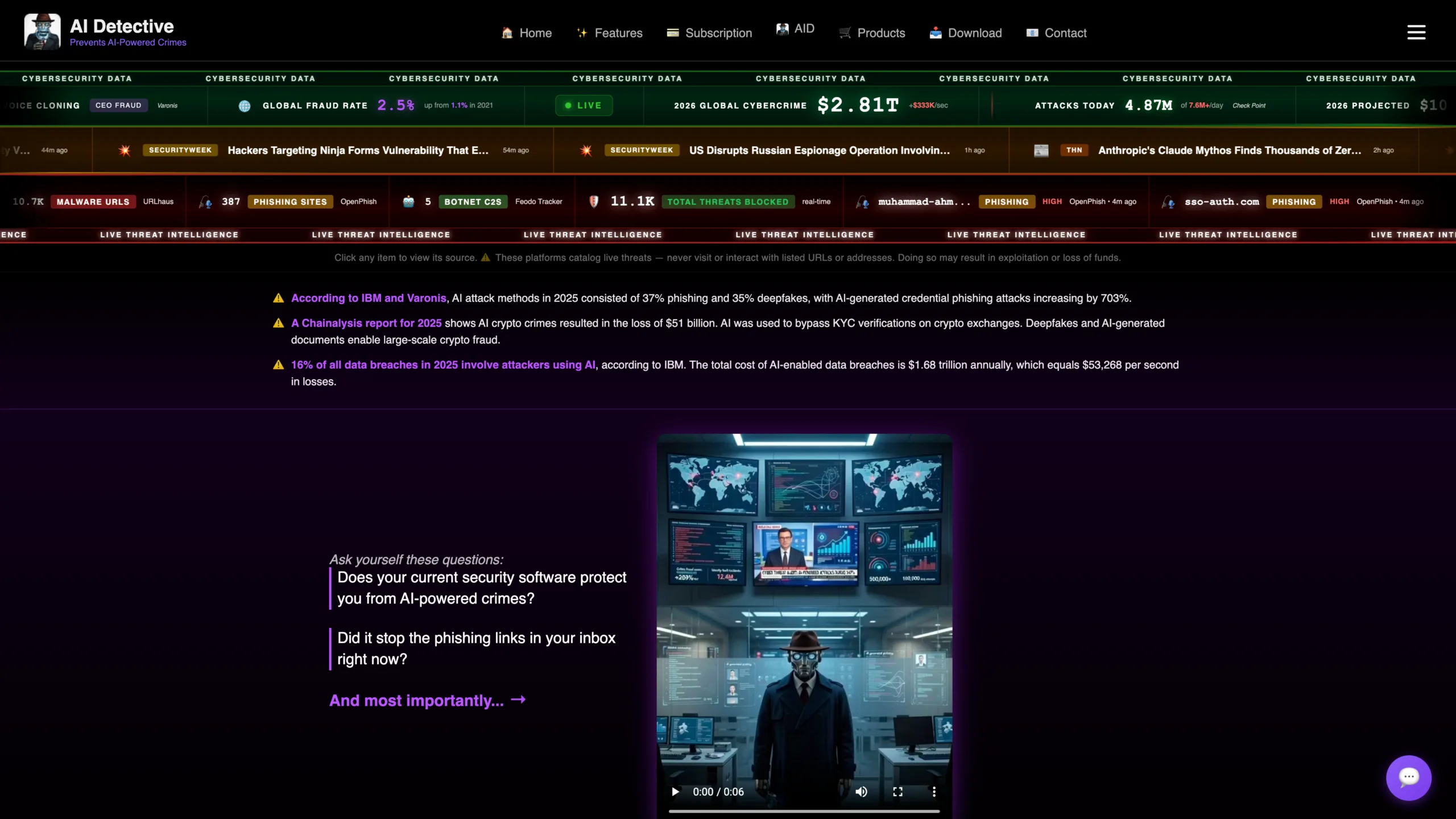 AI Detective Screenshot